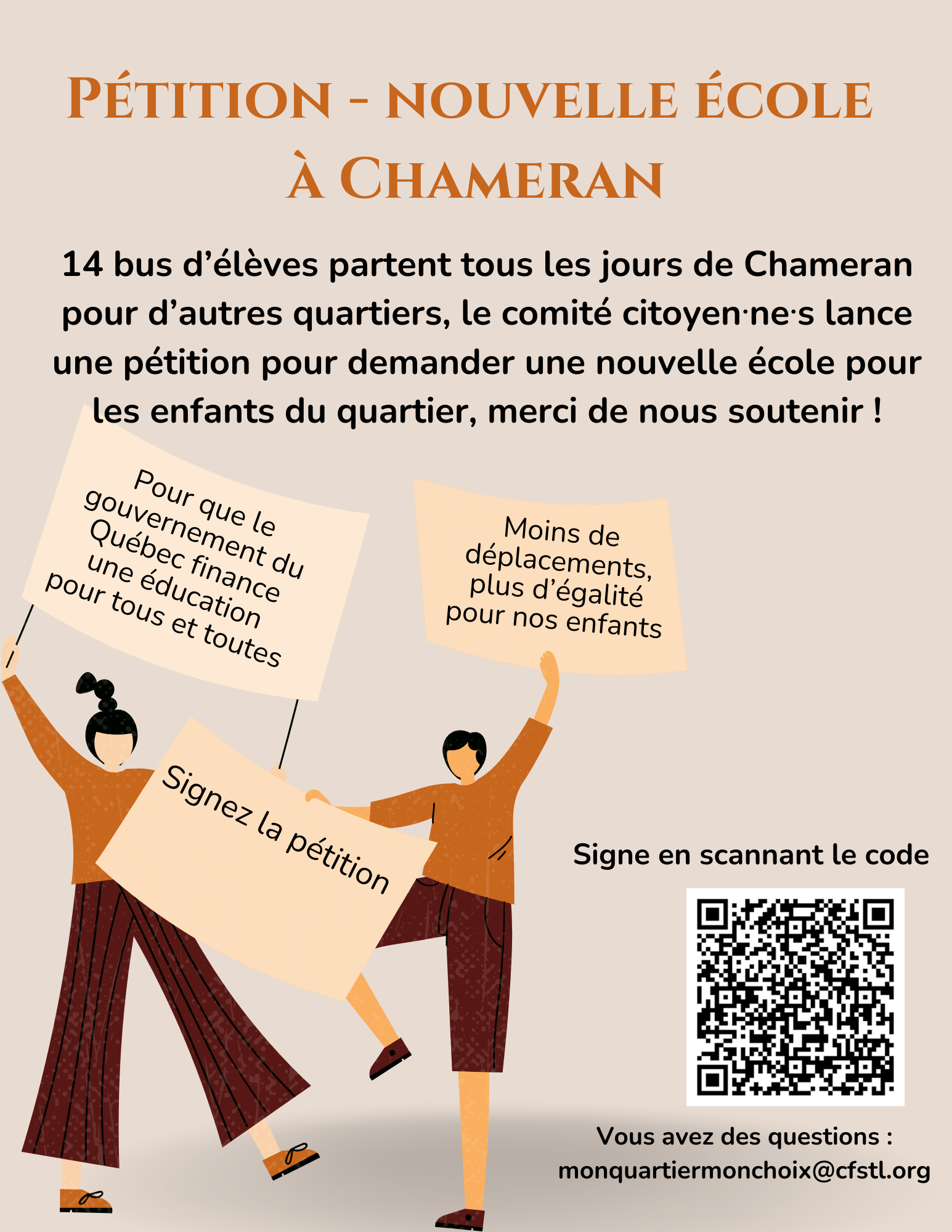 Image mise en avant pour “Soutenez notre pétition pour une nouvelle école à Chameran !”